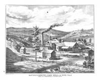 Martin & Clearwater's Cement Works at Le Fever Falls, Ulster County 1875